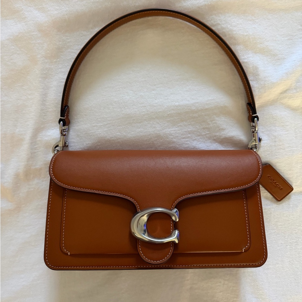 Coach Tabby 26 Shoulder Bag in Saddle